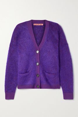 Acne Studios - Knitted Cardigan - Purple