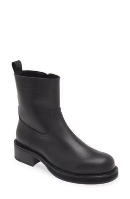 Acne Studios Leather Ankle Boot in Black