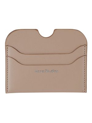 Acne Studios Logo Detailed Open Top Cardholder