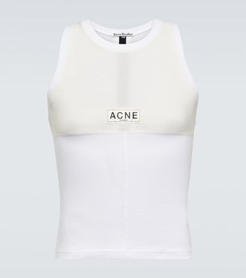 Acne Studios Logo jersey tank top