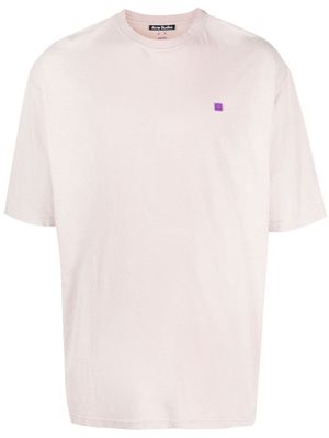 Acne Studios logo-patch cotton T-shirt - Neutrals