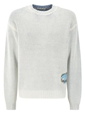 Acne Studios Logo Patch Long Sleeved Knitted Jumper