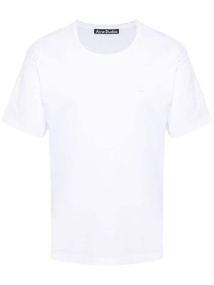 Acne Studios logo-patch organic cotton T-shirt - White