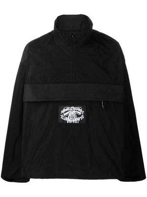 Acne Studios logo-patch pullover jacket - Black
