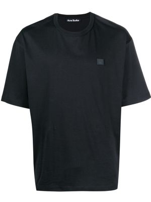 Acne Studios logo-patch T-shirt - Black