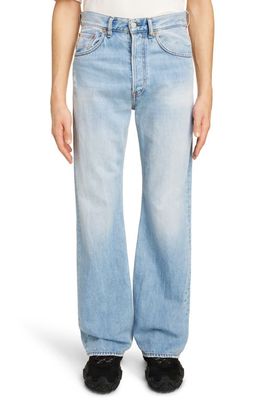 Acne Studios Loose Bootcut Jeans in Light Blue
