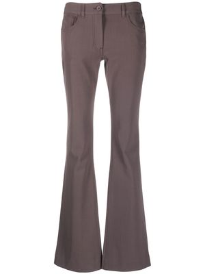 Acne Studios low-rise flared trousers - Purple