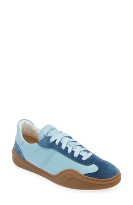 Acne Studios Low Top Sneaker in Light Blue/Brown