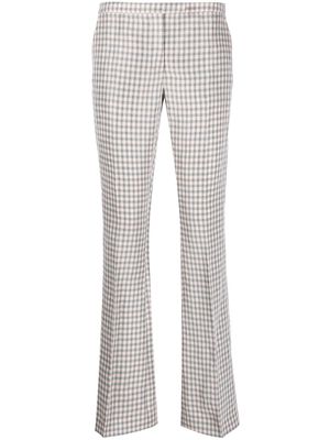 Acne Studios low-waisted checked trousers - Pink