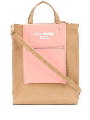 Acne Studios medium Papery Baker tote bag - Brown