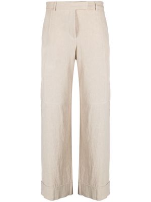 Acne Studios mid-rise tailored trousers - Neutrals