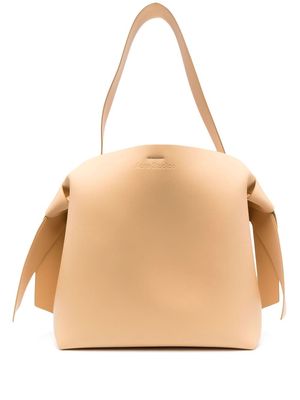 Acne Studios Midi knotted shoulder bag - Neutrals