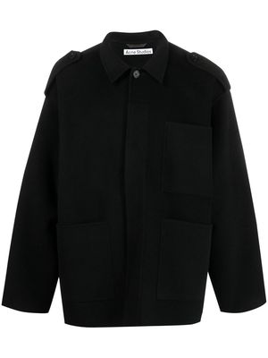 Acne Studios military epaulette jacket - Black