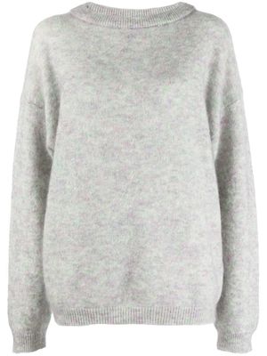 Acne Studios mohair-wool slouchy jumper - Grey