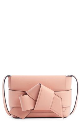 Acne Studios Musubi Bow Detail Crossbody Bag in Salmon Pink