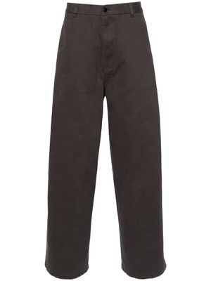 Acne Studios organic-cotton loose-cut trousers - Grey