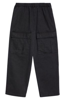 Acne Studios Organic Cotton Ripstop Cargo Pants in Black