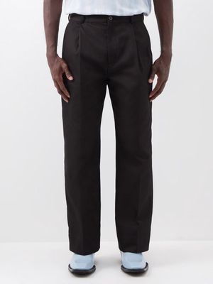 Acne Studios - Pars Cotton Tailored Trousers - Mens - Black