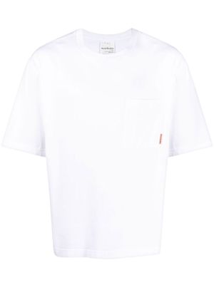 Acne Studios patch-pocket crew-neck T-shirt - White
