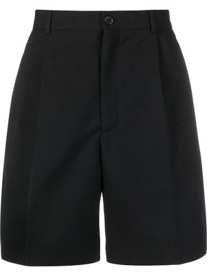 Acne Studios pleat-detail tailored shorts - Black