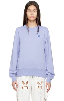 Acne Studios Purple Organic Cotton Sweatshirt