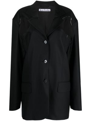 Acne Studios single-breasted button-fastening jacket - Black