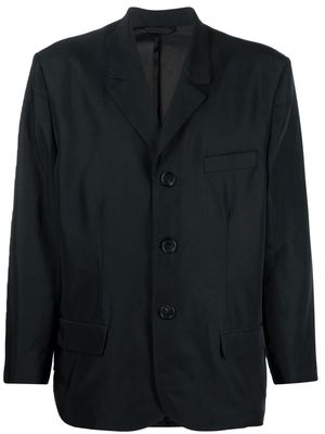 ACNE STUDIOS single-breasted relaxed-fit blazer - Black