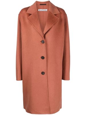 Acne Studios single-breasted wool coat - Pink