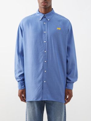 Acne Studios - Spartan As-logo Shirt - Mens - Blue