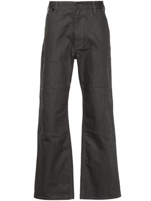 Acne Studios straight-leg canvas trousers - Grey