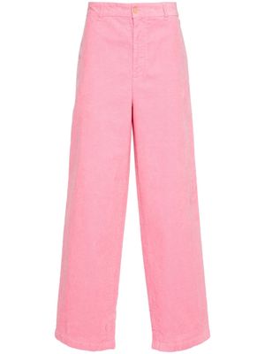 Acne Studios straight-leg corduroy trousers - Pink