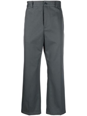 Acne Studios straight-leg cotton trousers - Grey