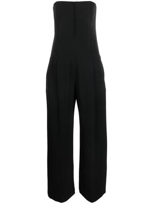 Acne Studios strapless wide-leg jumpsuit - Black
