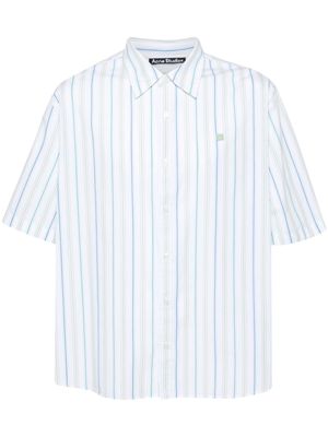 Acne Studios striped cotton shirt - Green