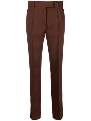 Acne Studios tapered-leg tailored trousers - Brown