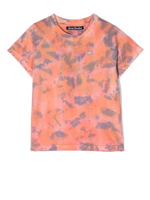 Acne Studios tie-dye cotton T-shirt - Pink