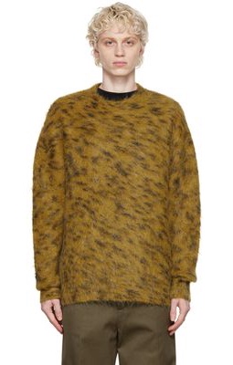Acne Studios Yellow Crewneck Sweater