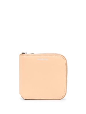 Acne Studios zip-up leather wallet - Neutrals