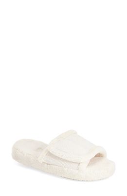 Acorn Waffle Spa Slide Slipper in Natural