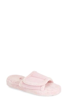 Acorn Waffle Spa Slide Slipper in Pink 