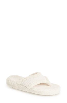 Acorn Waffle Spa Slipper in Natural 