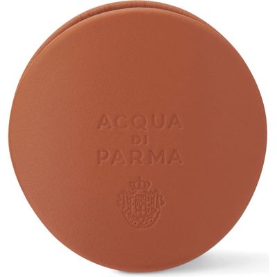 Acqua di Parma Yellow Leather Car Diffuser Case in Camel Leather 