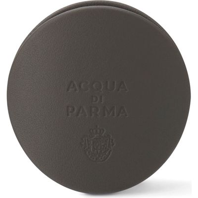 Acqua di Parma Yellow Leather Car Diffuser Case in Dark Grey Leather 