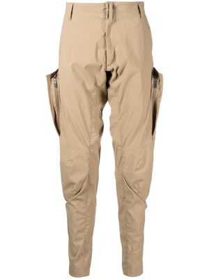 ACRONYM articulated cargo-pocket detail trousers - Brown