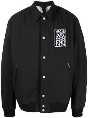 ACRONYM chest patch-detail bomber jacket - Black