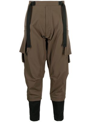 ACRONYM cropped cargo trousers - Green