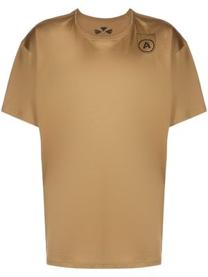 ACRONYM graphic-print T-shirt - Brown