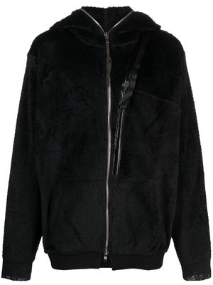 ACRONYM High Loft fleece zip-up hoodie - Black