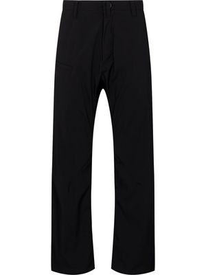 ACRONYM high-waisted straight leg trousers - Black