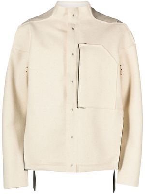 ACRONYM J70-BU wool shirt jacket - White
